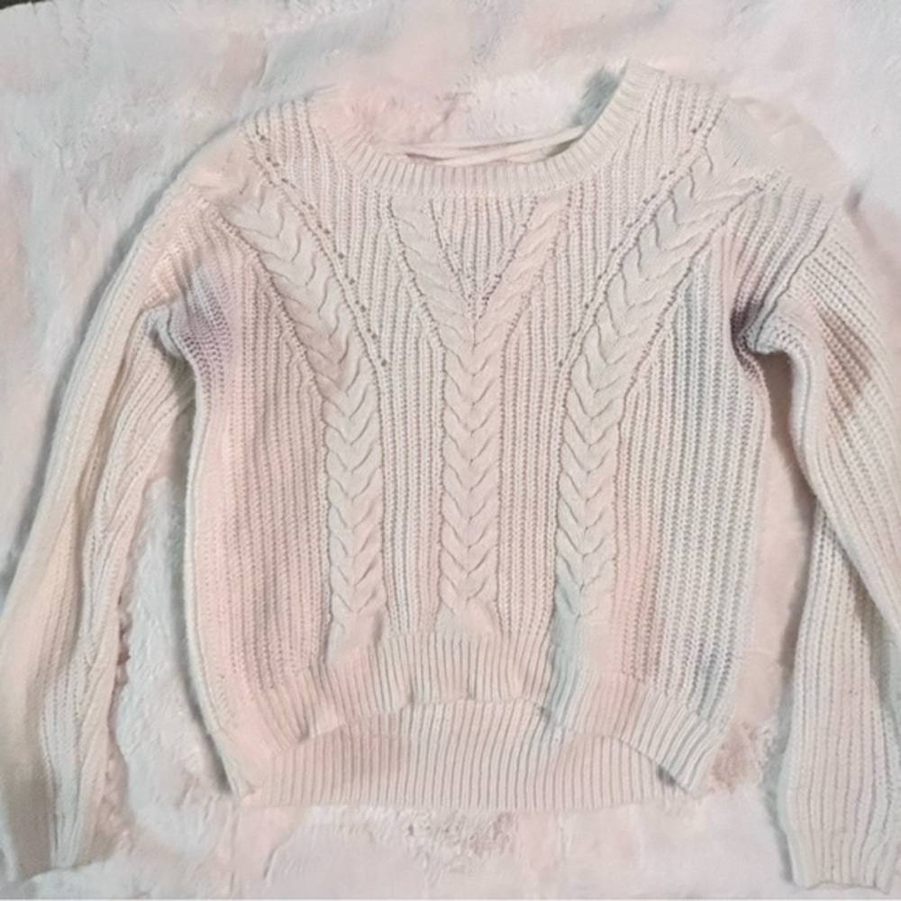 White small sweater